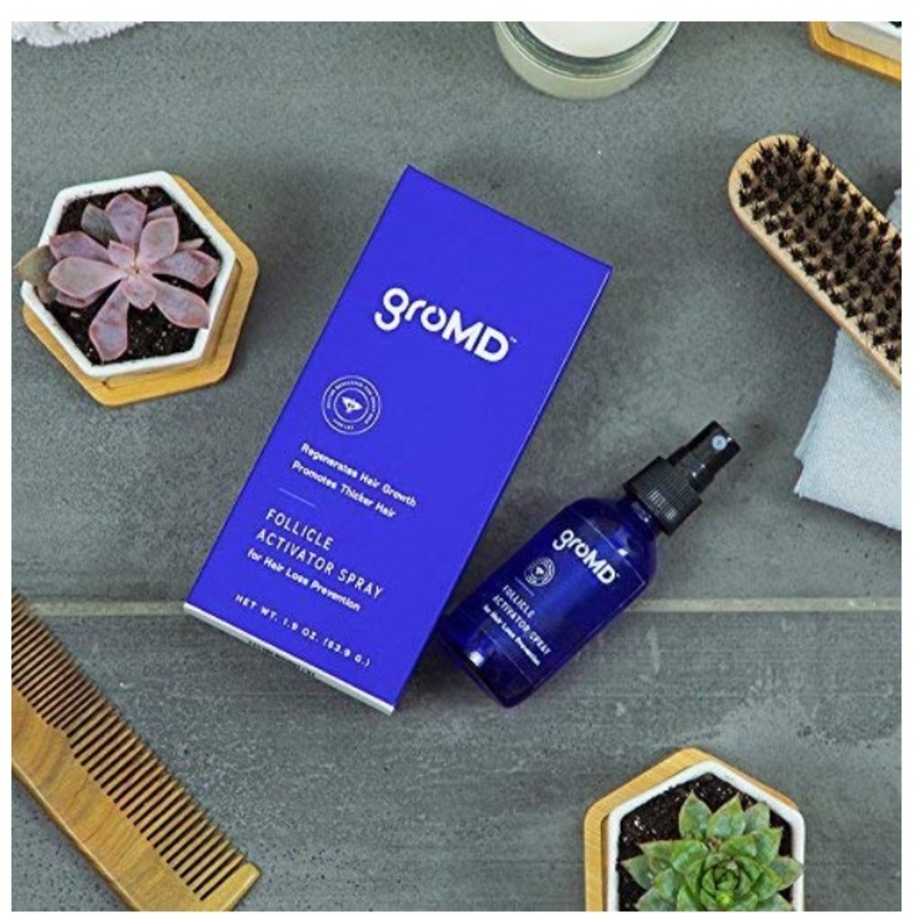 GroMD Follicle Activator Spray, Minimize Thinning